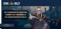 King Billy läväyttää tiskiin tonnin edestä bonusrahaa