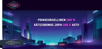 Poikkeuksellinen 500 % bonus 500 € asti vain NeonVegasilta