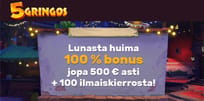 Jopa 1 000 € bonuksia 5Gringos Casinolta