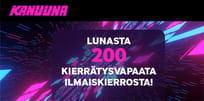 200 kierrosta ilman kierrätysvaatimusta Kanuunalta