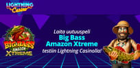 Laita Big Bass Amazon Xtreme testiin Lightning Casinolla