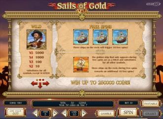 Sails of gold